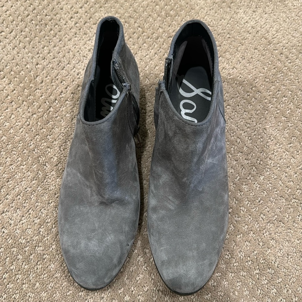 Grey Ankle boots